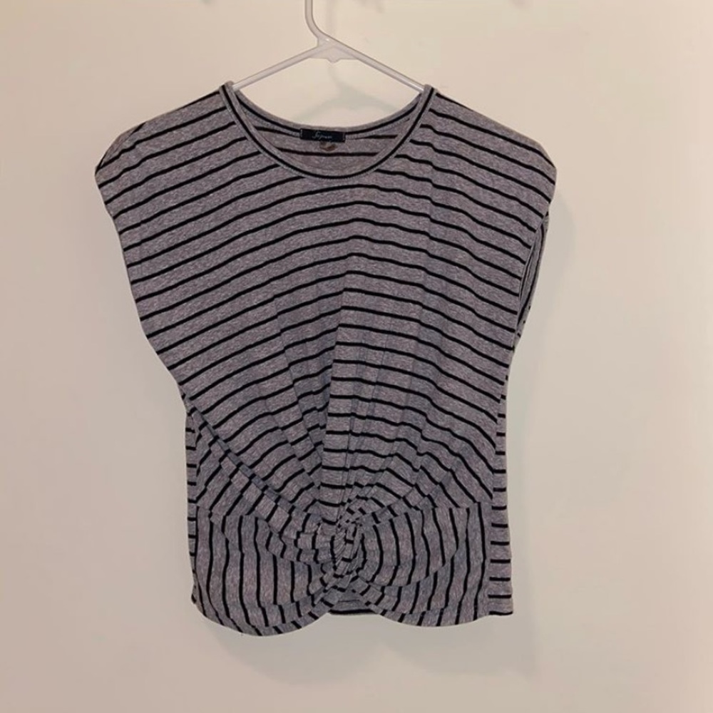 Dry Goods shirt with knot at bottom